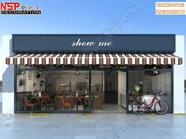 重庆羞米蛋糕店装修设计--渝北区汽博中心店